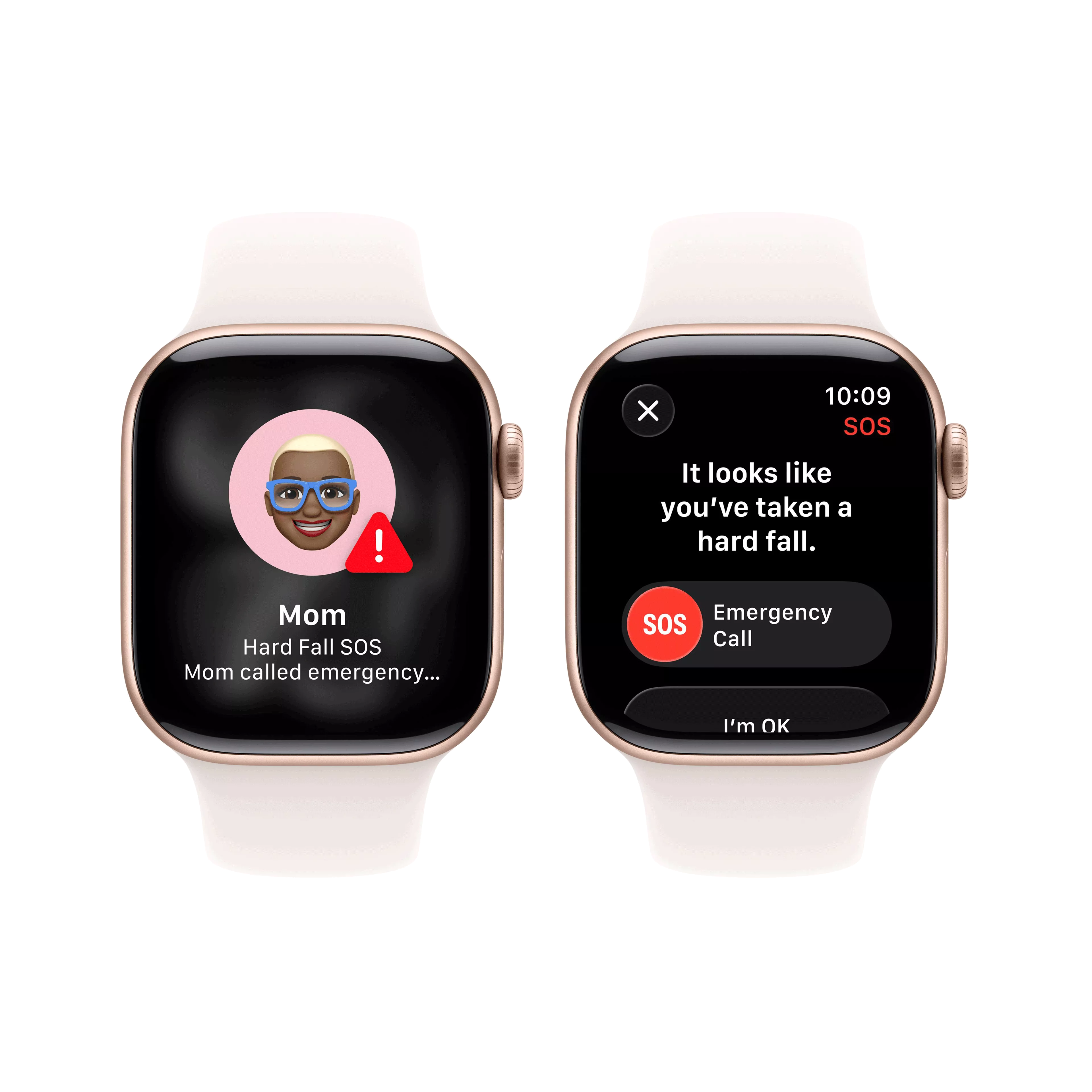 Apple Watch Series 11 42mm in Rose Gold Aluminum Case With Light Blush Sport Band - S/M image 6