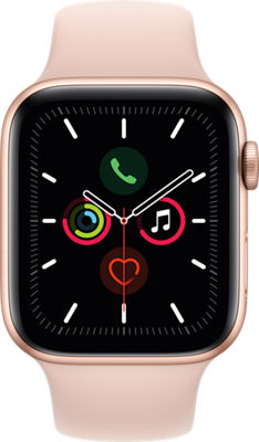 rose gold aluminum case apple watch