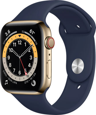 Apple Watch Series6 GPSモデル 44mm ブルー - スマートウォッチ、ウェアラブル端末