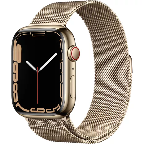 Apple Watch Series 7 GPS + Cellular, 45mm Gold Stainless Steel