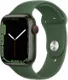 Apple Watch Series 7 GPS + Cellular, con caja de aluminio verde de 45 mm y correa deportiva verde trébol - Estándar