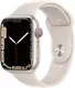 Apple Watch Series 7 GPS + Cellular, con caja de aluminio blanco estelar de 45 mm y correa deportiva blanco estelar - Estándar