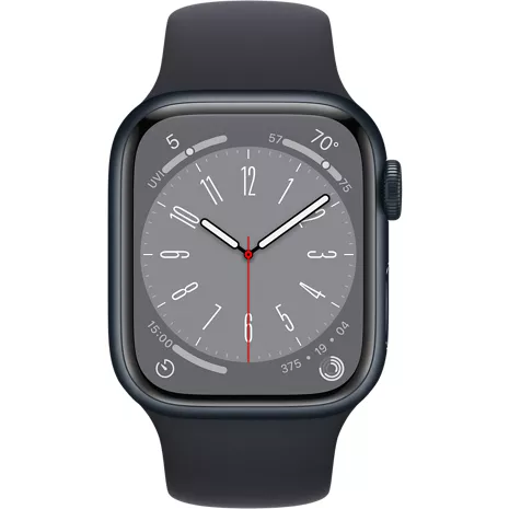  Apple Watch Series 9 [GPS + Cellular 45mm] Smartwatch with  Graphite Stainless Steel Case with Midnight Sport Band M/L. Fitness  Tracker, Blood Oxygen & ECG Apps, Always-On Retina Display : Cell
