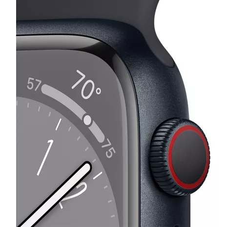 Watch Series 8 41mm Midnight Aluminum Case with Midnight Sport