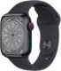 Apple Watch Series 8, con caja de aluminio color medianoche de 41 mm y correa deportiva color medianoche - ML