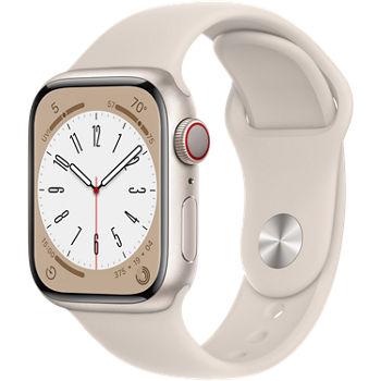 Apple Watch Series 8 41mm Starlight Aluminum Case Starlight Sport