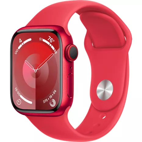 Apple Watch Series 9 GPS + Cellular 41mm Plata Caja de Acero Inoxidable con  Correa Deportiva Azul Te
