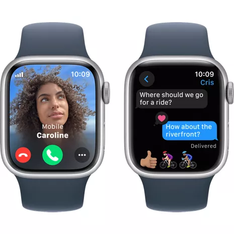 Apple Watch Series 9 Prepaid Silver (Aluminum) image 6 of 8 
