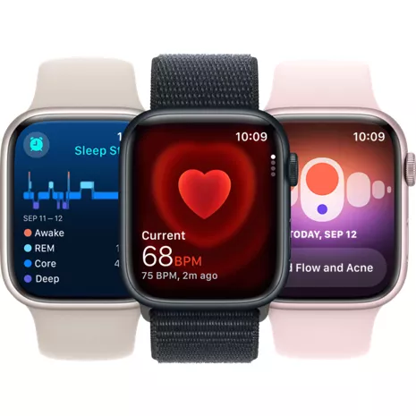 Apple Watch Series 9 Prepaid Silver (Aluminum) image 7 of 8 