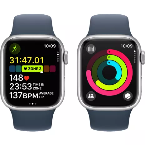 Apple Watch Series 9 Prepaid Silver (Aluminum) image 8 of 8 