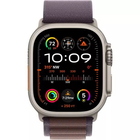 Best Buy: Apple Watch Ultra 2 (GPS + Cellular) 49mm Titanium Case with  Orange Ocean Band Titanium MREH3LL/A