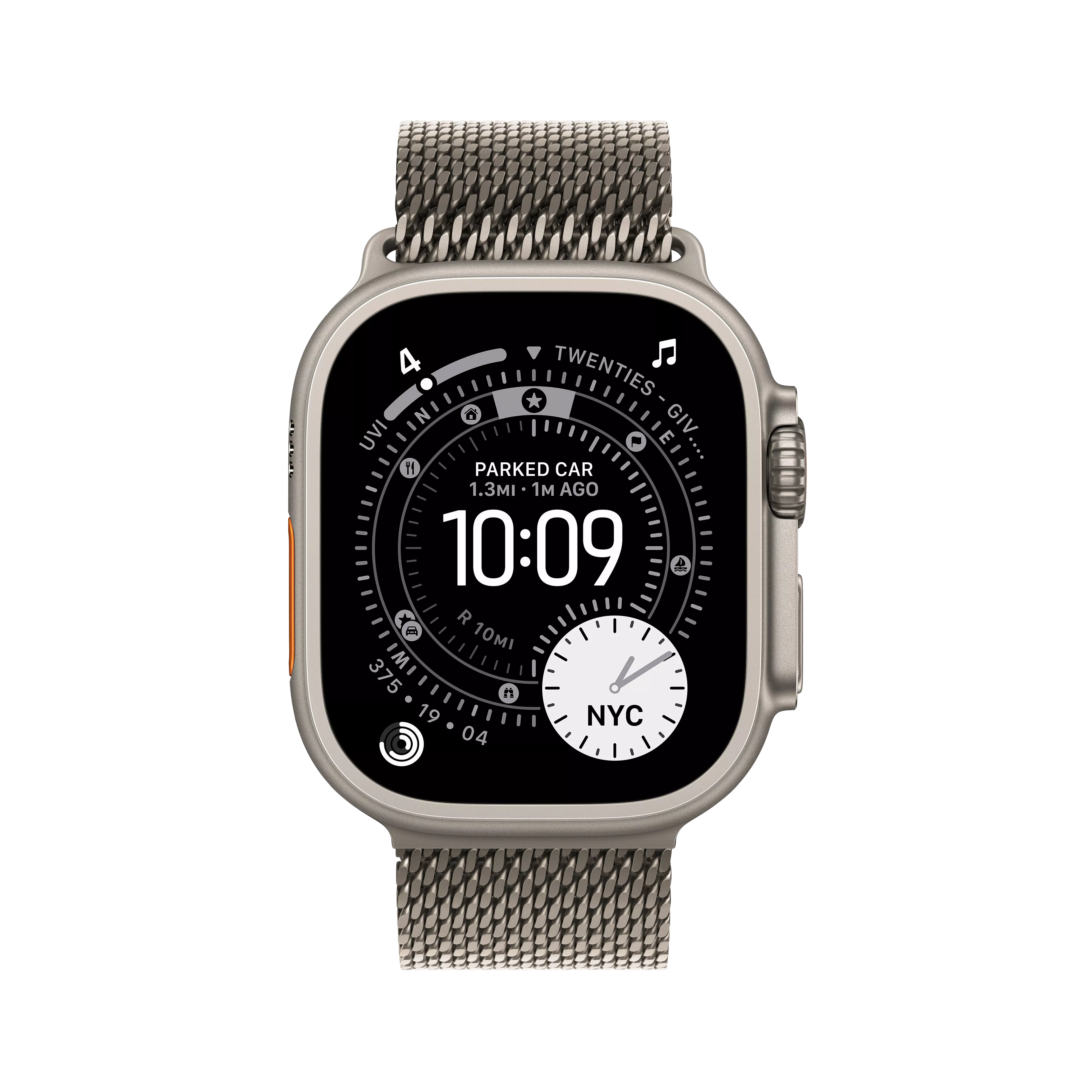 Apple Watch Ultra 3 Gps + Cellular 49Mm Natural Titanium Case With Light Blue Alpine Loop - Small image 2