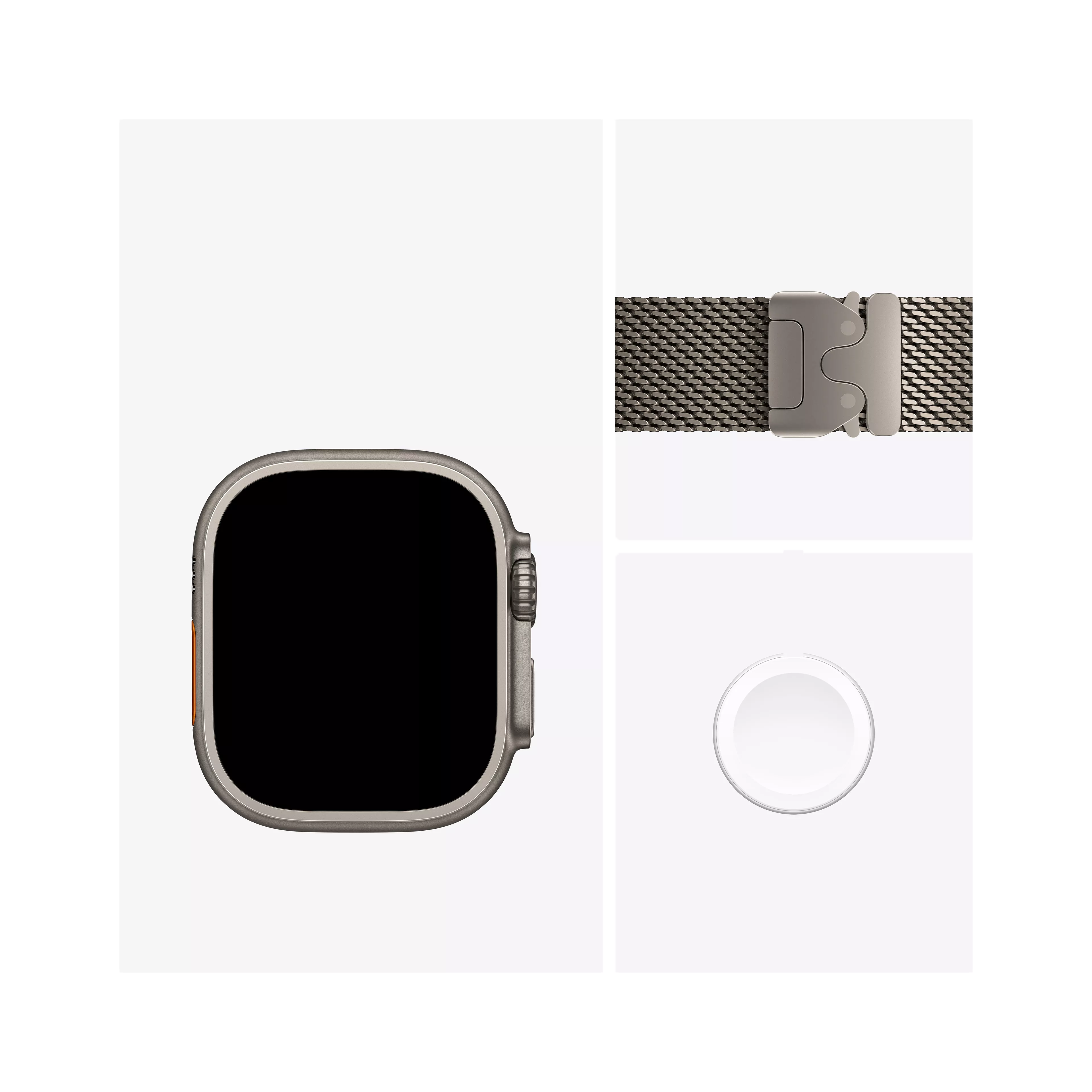 Apple Watch Ultra 4 49mm in Apple Watch Ultra 4 GPS + Cellular 49mm Natural Titanium Case With Desert Alpine Loop - S image 3