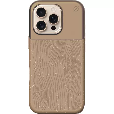 Atom Studios Split Wood Fiber Case with MagSafe for iPhone 16 Pro