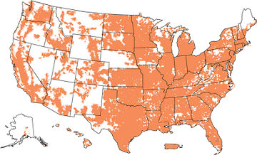 AT&T 4G LTE coverage
