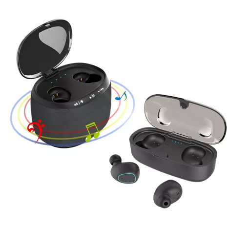 A Unity System Baraka True Wireless Earbuds and Speaker