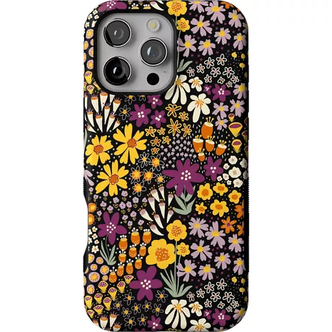 Casely Falling For You Plum Floral Case with MagSafe iPhone 16 Pro