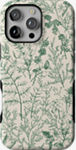 Sage Garden Green Floral Case with MagSafe for iPhone 16 Pro
