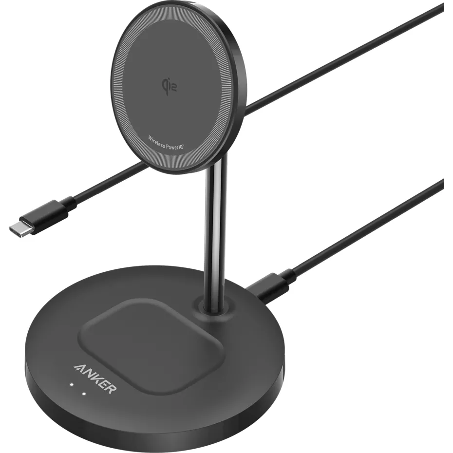 Anker MagGo 15W Wireless Charging (2-in-1 Stand) with 40W Charger - Black | Verizon