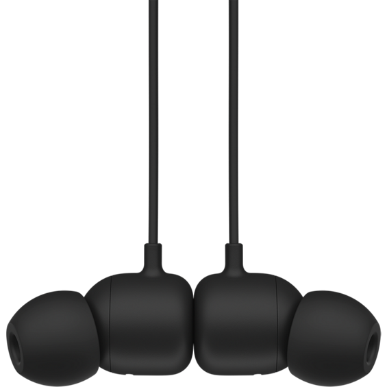 Closeup product view of the Beats Flex Wireless Earphones in Black.