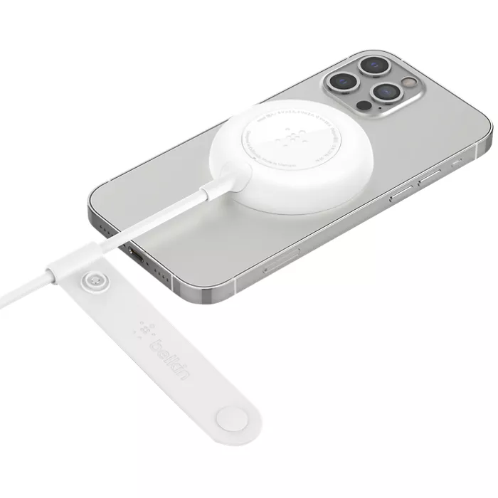 Belkin BOOST UP CHARGE Portable Wireless Charger Pad with MagSafe - White | Verizon