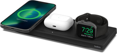 Belkin BOOST↑CHARGE™ PRO 3-in-1 Wireless Charging Pad with MagSafe