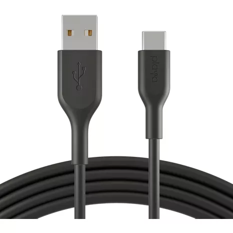 Cable USB-A a USB-C Belkin Playa, 6 pulgadas - Negro