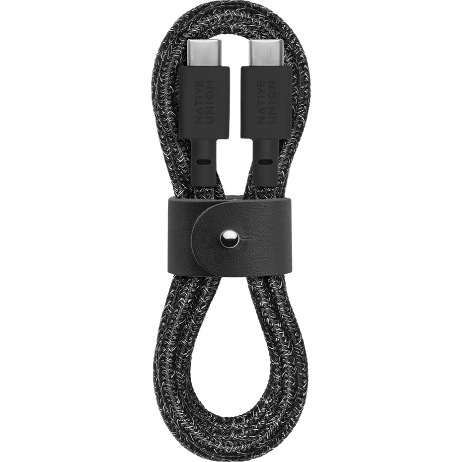 Native Union Belt Cable Pro USB-C to USB-C, 4ft - Black | Verizon