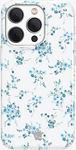 Funda Floral con MagSafe para el iPhone 15 Pro Max - French Blue​​ 