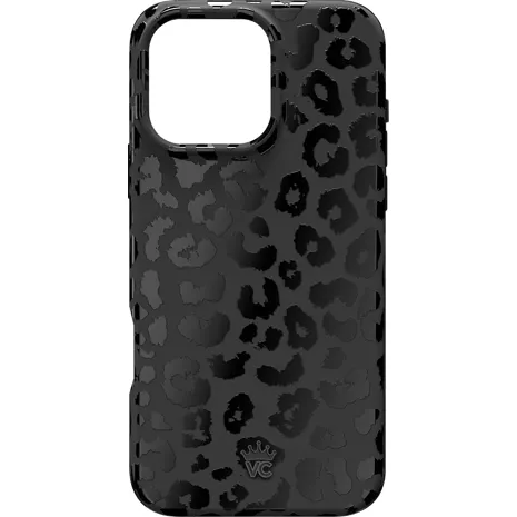 Velvet Caviar Leopard Case with Magsafe for Apple iPhone 16 - Black