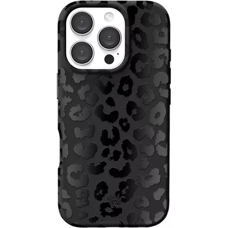 Velvet Caviar MagSafe Case for iPhone 16 Pro - Black Leopard