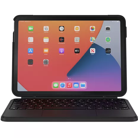 Brydge Teclado inalámbrico MAX+ con Trackpad para el iPad Pro de 11 pulgadas (4.ª gen.)/(3.ª gen.) y iPad Air (5.ª gen.)/(4.ª gen.) - Negro