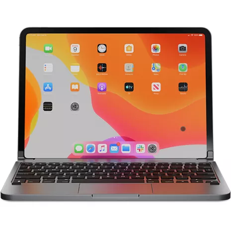 Brydge Pro+ Wireless Keyboard with Trackpad for iPad Pro 11-inch (4th Gen)/(3rd Gen) Space Grey image 1 of 1