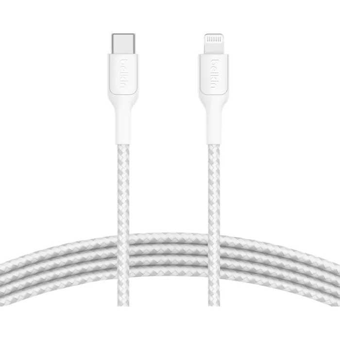 Belkin BoostCharge USB-C Cable with Lightning Connector 1M - White | Verizon