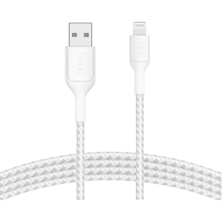 Belkin BoostCharge USB-A Cable with Lightning Connector, 1M - White | Verizon