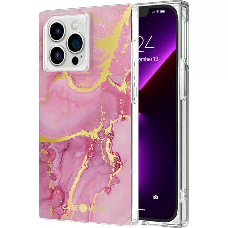 Case-Mate Blox Case for iPhone 13 Pro - Magenta Marble