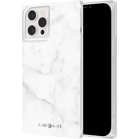 Case-Mate Blox Case for iPhone 12 Pro Max - White Marble