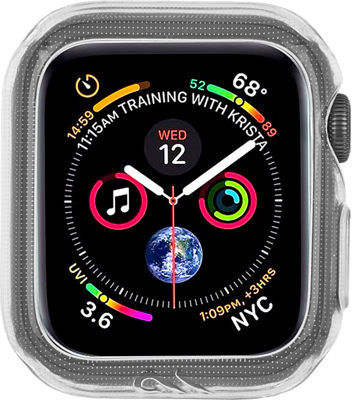 Case-Mate Clear Bumper for Apple Watch Series 3-6, 1st/2nd Gen