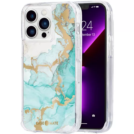 Case-Mate Prints Case for iPhone 13 Pro - Ocean Marble