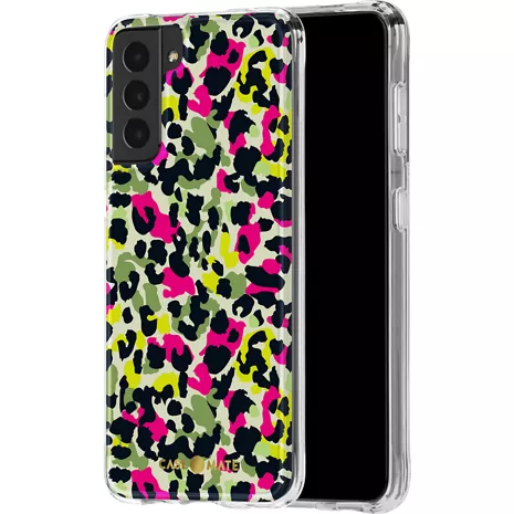 Case-Mate Prints Case for Galaxy S21 5G - Neon Cheetah