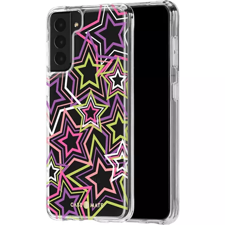 Case-Mate Prints Case for Galaxy S21+ 5G - Neon Stars