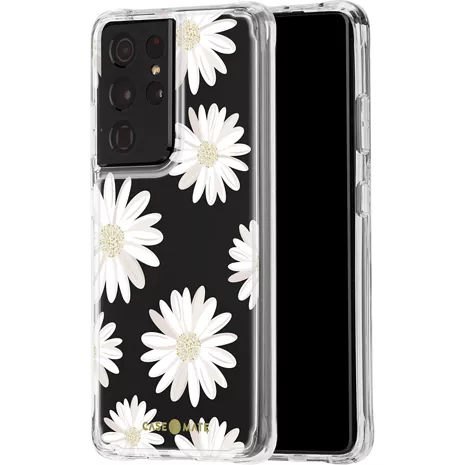 Case-Mate Prints Case for Galaxy S21 Ultra 5G - Glitter Daisies