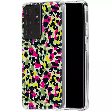 Case-Mate Prints Case for Galaxy S21 Ultra 5G - Neon Cheetah