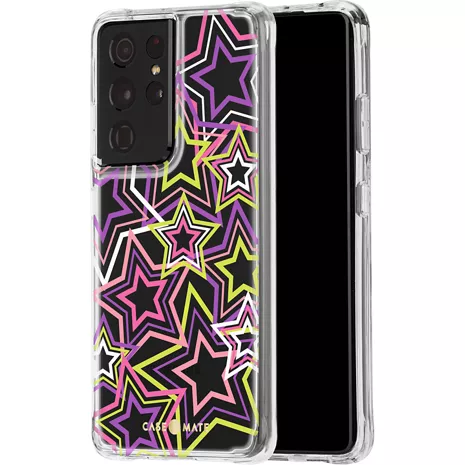 Case-Mate Prints Case for Galaxy S21 Ultra 5G - Neon Stars