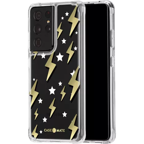 Funda Case-Mate Prints para el Galaxy S21 Ultra 5G - Thunder Bolt