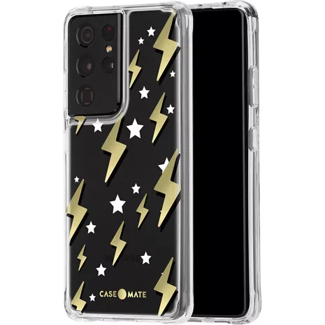 Case-Mate Prints Case for Galaxy S21 Ultra 5G - Thunder Bolt