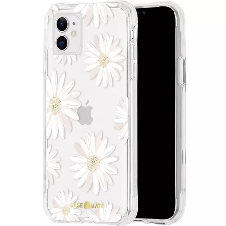 Case-Mate Prints Case for iPhone 11/XR - Glitter Daisies