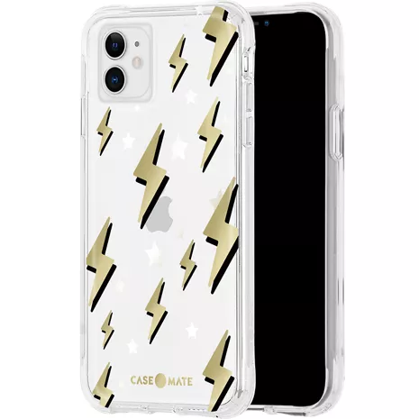 Carcasa Case-Mate Prints para el iPhone 11/XR - Thunder Bolt