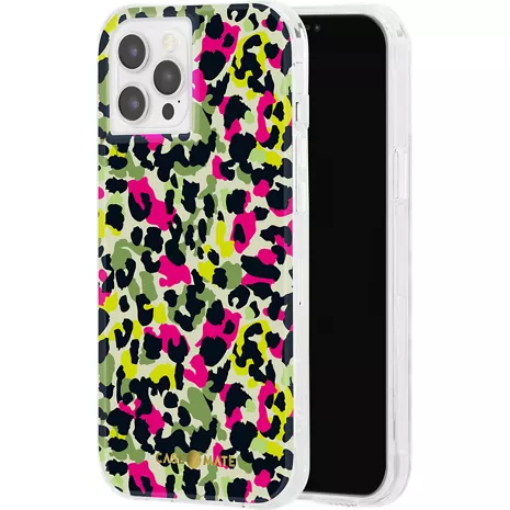 Case-Mate Prints Case for iPhone 12/iPhone 12 Pro - Neon Cheetah