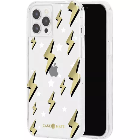 Case-Mate Prints Case for iPhone 12/iPhone 12 Pro - Thunder Bolt